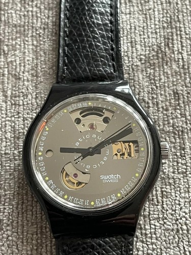 Swatch uhr sab100 black motion - swatch,
