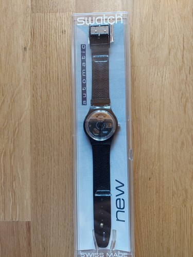 Swatch automatic black - black, motion