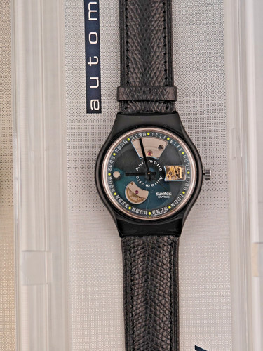 Swatch automatic black - -,