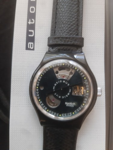 Vintage swatch automatic black - vintage,
